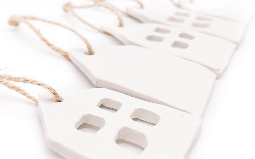 Freebie – Häuschen aus Modelliermasse basteln