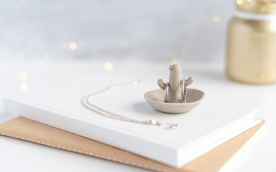 Fimo Kaktus – Schmuckhalter zum selber basteln