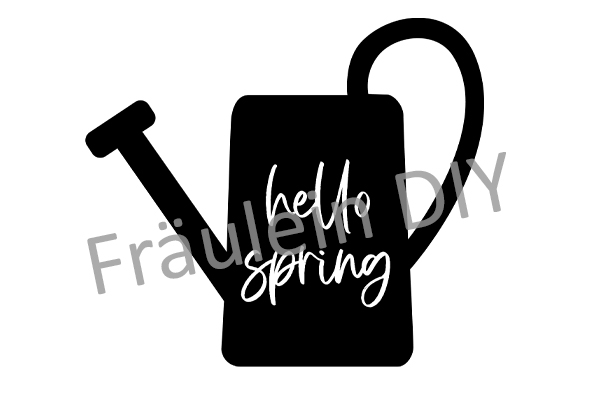 Gießkanne Frühling - Plotterdatei – Bild 3