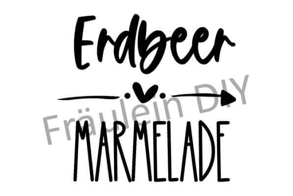 Erdbeermarmelade - Plotterdatei – Bild 2