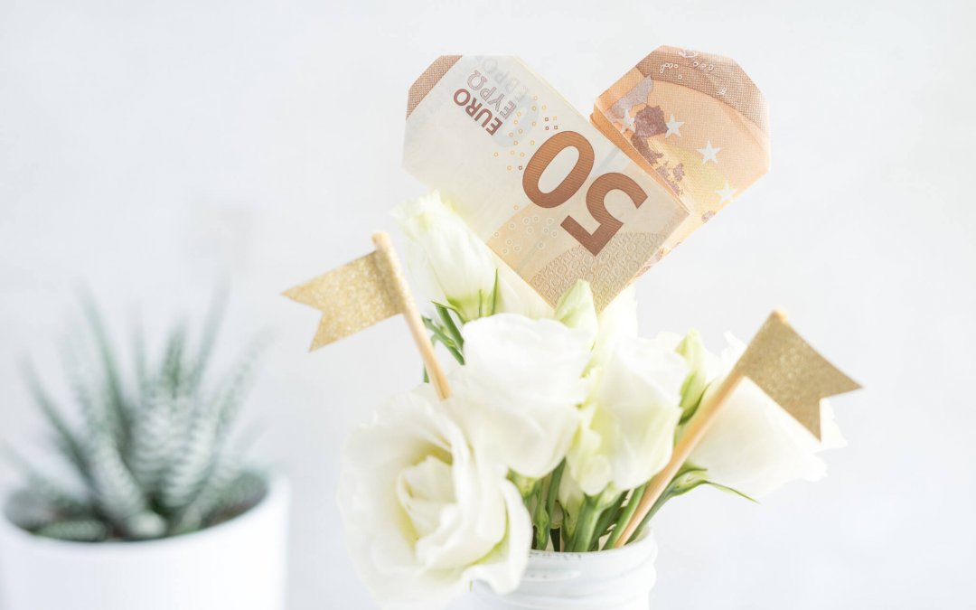 Geldherz falten – einfache Stepanleitung