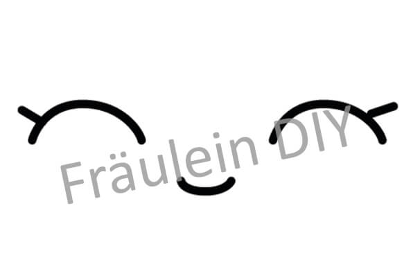 Kawaii Gesicht Set - Plotterdatei – Bild 4