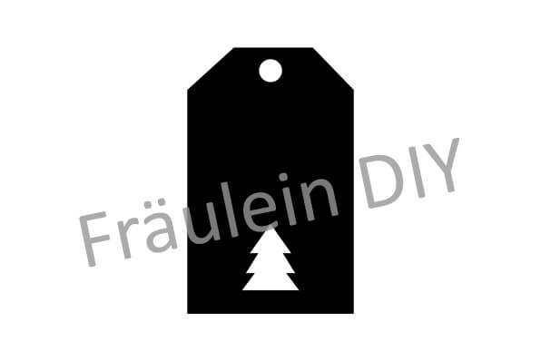 Tannenanhänger - Plotterdatei – Bild 2