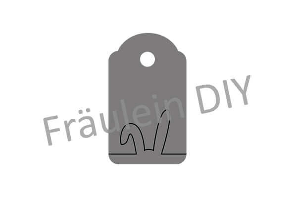 Geschenkanhänger Ostern - Plotterdatei – Bild 2