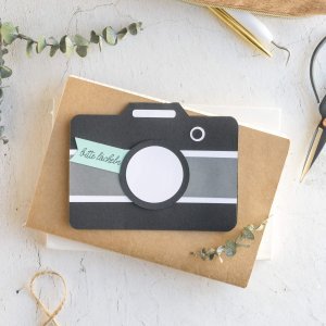 Geschenkkarte Kamera - Plotterdatei