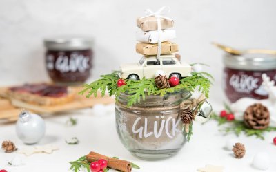 DIY Weihnachtsgeschenk im GLÜCK Glas