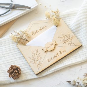 Gutschein Kuvert - Laserdatei