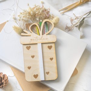 Gutscheinverpackung Geschenk - Laserdatei