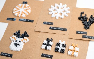 5 Geschenkkarten mit Bügelperlen – Einfache DIYs