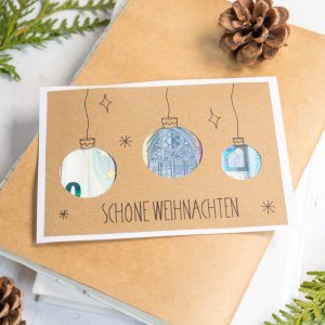 Weihnachtskugel zeichnen & schneiden - Plotterdatei