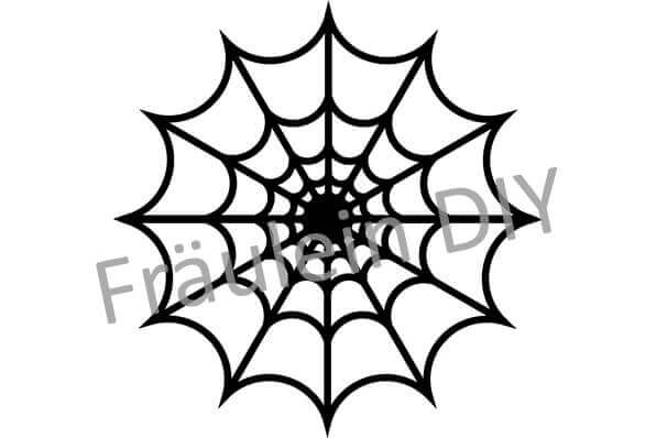 Spinnennetz Untersetzer - Laserdatei – Bild 2
