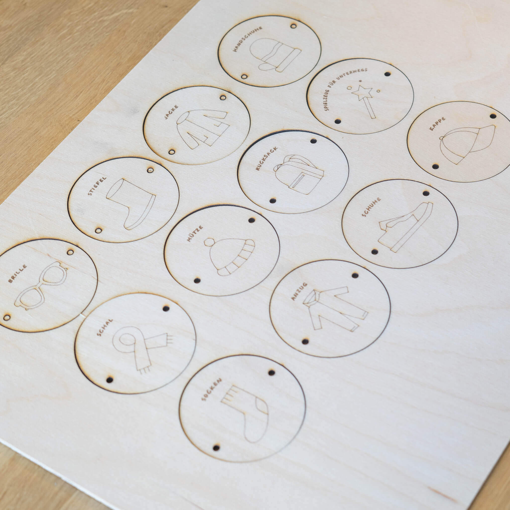 Kleiderschrank Etiketten - Laserdatei – Bild 2