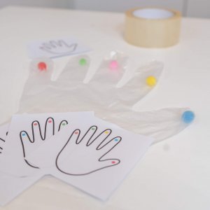 Handschuhspiel ab 2 Jahre – zum Ausdrucken