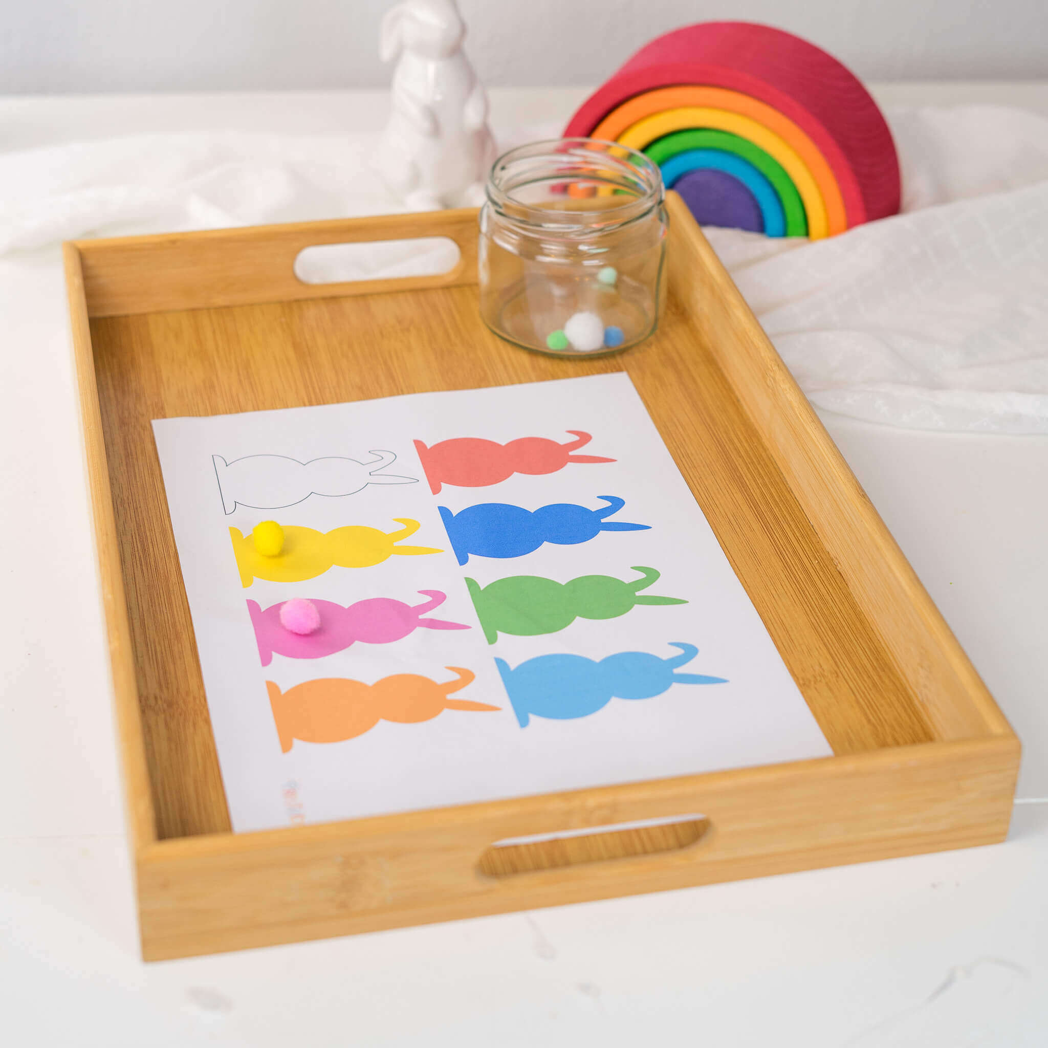 Tablettarbeiten Ostern ab 2 Jahre – zum Ausdrucken