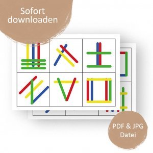 Eisstiele legen ab 2 Jahre – zum Ausdrucken