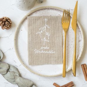 Mistelzweig zeichen & schneiden - Plotterdatei