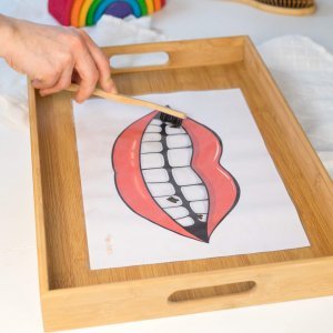 Tablettarbeiten Körperpflege ab 2 Jahre – zum Ausdrucken