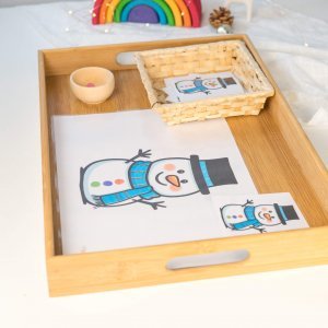 Tablettarbeiten Weihnachten 2 ab 3 Jahre– zum Ausdrucken