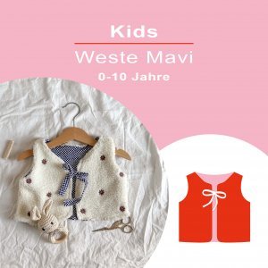 Weste Mavi Kids – Schnittmuster